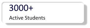 3000+ Active Students